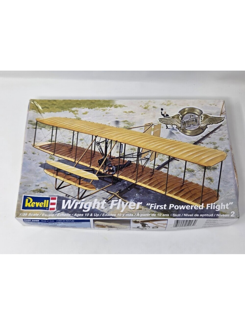 Revell Wright Flyer First Powered Flight 1:39 Scale Model Airplane Kit New